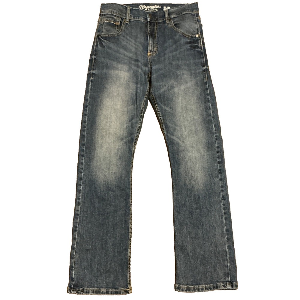 Wrangler Men's Retro Slim Boot Jeans 30x32 Western Rodeo Country Cowboy Denim